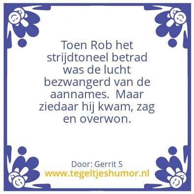 Tegeltje: Ik ben Gerrit
