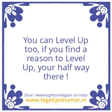 Tegeltje: Being Real.