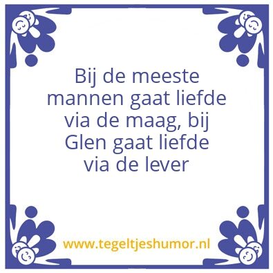 Tegeltje: maag