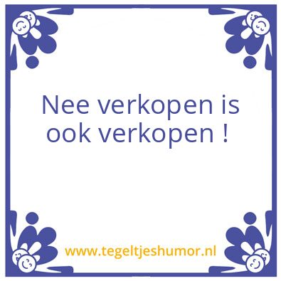 Tegeltje: Druk