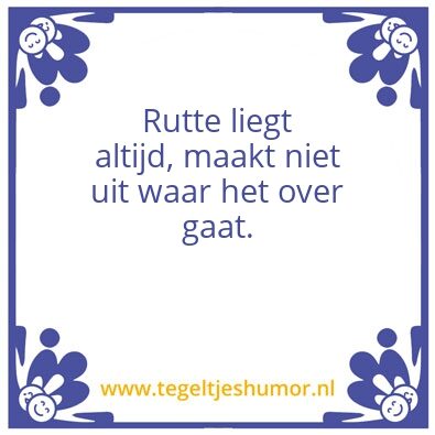 Tegeltje: bord voor je kop