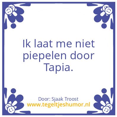 Tegeltje: Troost: