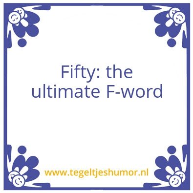 Tegeltje: 50