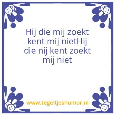 Tegeltje: Zoeken
