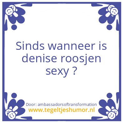 Tegeltje: The Key ?