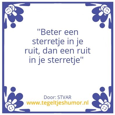 Tegeltje: SPREUK
