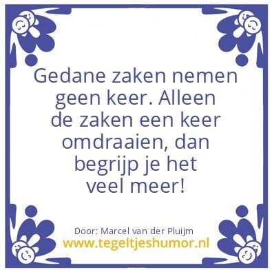 Tegeltje: Tegelspreuk