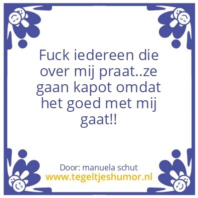 Tegeltje: waarheid!