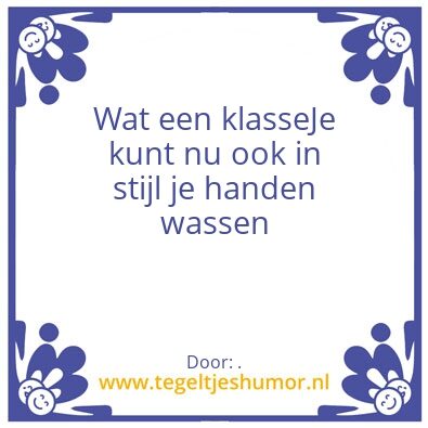 Tegeltje: .