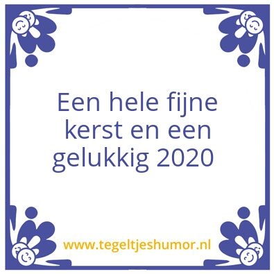 Tegeltje: kerst