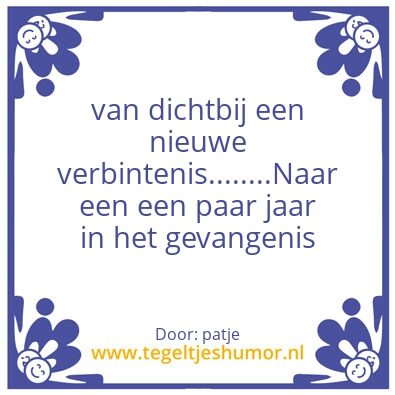 Tegeltje: gevangenis
