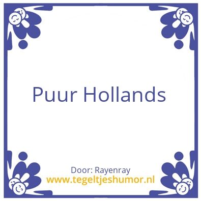 Tegeltje: Hol