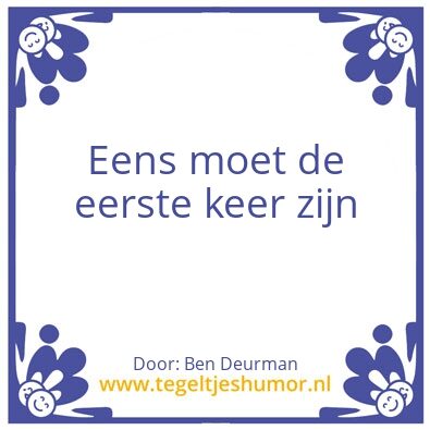 Tegeltje: Ben