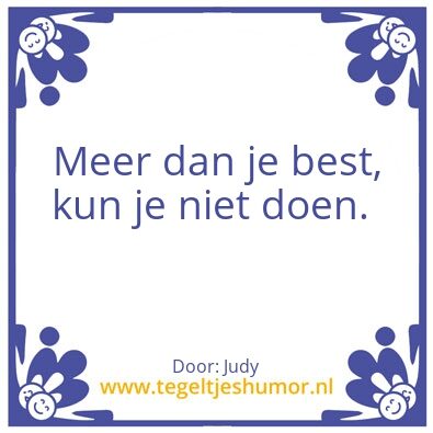 Tegeltje: Office