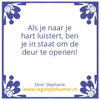 Tegeltje: Liefde!
