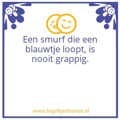 Tegeltje: …