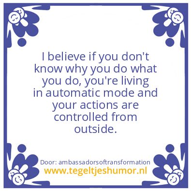 Tegeltje: automatic mode
