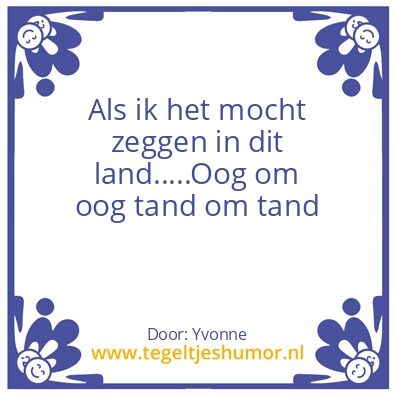 Tegeltje: Ik