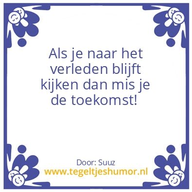 Tegeltje: Toekomst