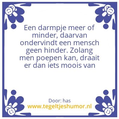 Tegeltje: hallo
