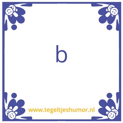 Tegeltje: Boodschap voor mezelf
