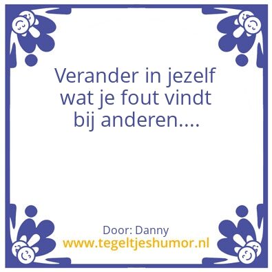 Tegeltje: Tegel