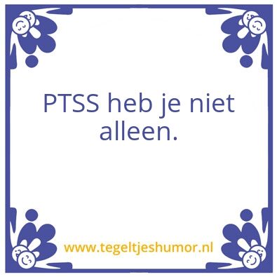 Tegeltje: Alleen