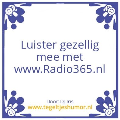 Tegeltje: Radio365