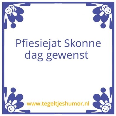 Tegeltje: hello