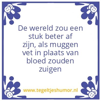 Tegeltje: De wereld
