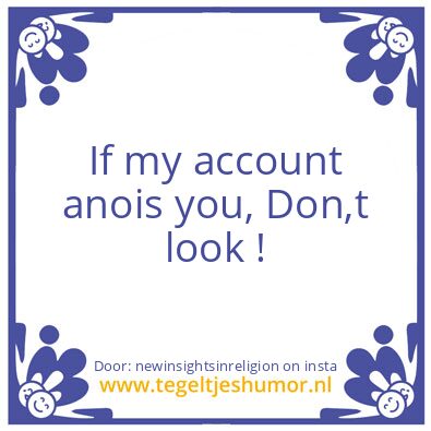 Tegeltje: Distracion