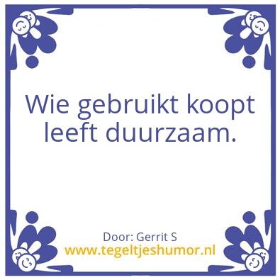 Tegeltje: Ik ben Gerrit