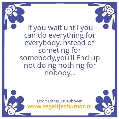 Tegeltje: YOU