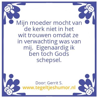 Tegeltje: Ik ben Gerrit.