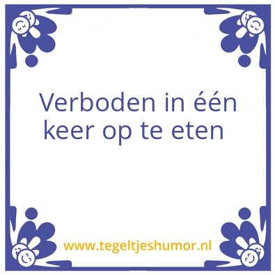 Tegeltje: CAS