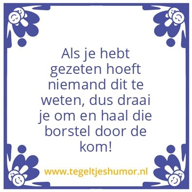 Tegeltje: Toilet