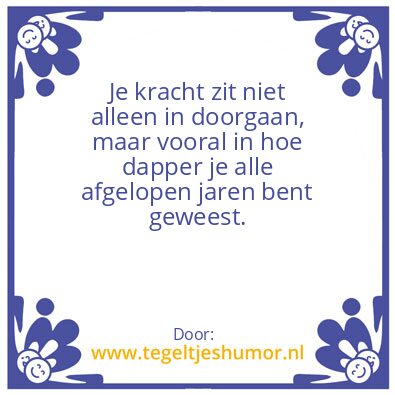 Tegeltje: Tegeltje