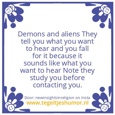 Tegeltje: “channeled messages,”