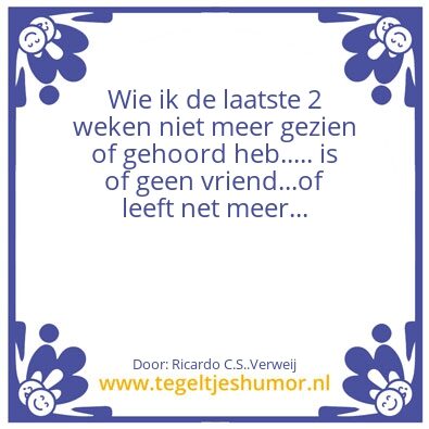 Tegeltje: Vriendschap II