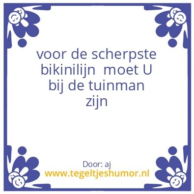 Tegeltje: zomer