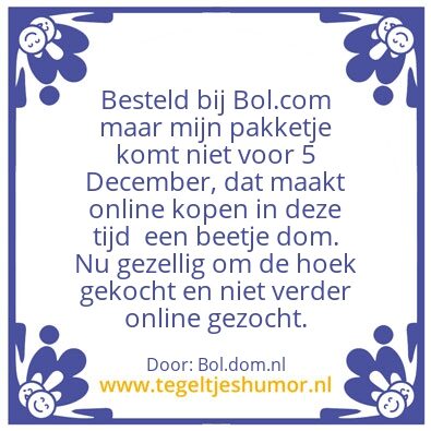 Tegeltje: Bol.com