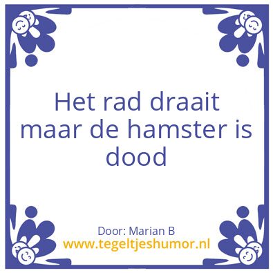 Tegeltje: Marian Borg