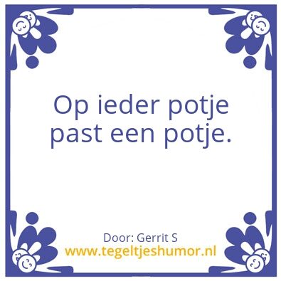 Tegeltje: Ik ben Gerrit