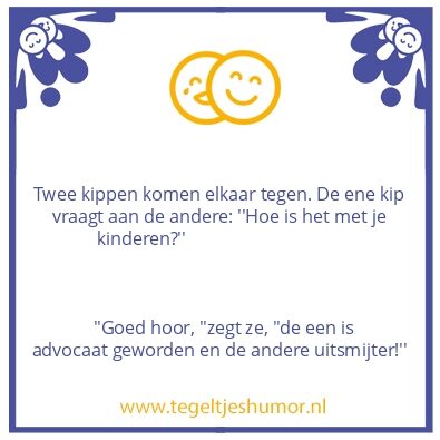 Tegeltje: Twee kippen