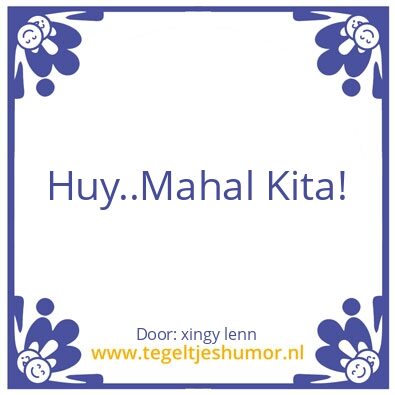Tegeltje: @_@