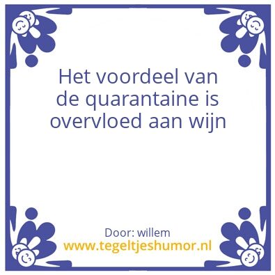 Tegeltje: Winning Wim