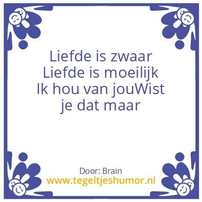 Tegeltje: Tegel