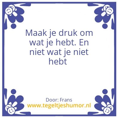 Tegeltje: Hier