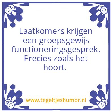 Tegeltje: Groep