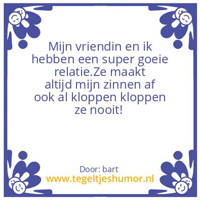 Tegeltje: Bart